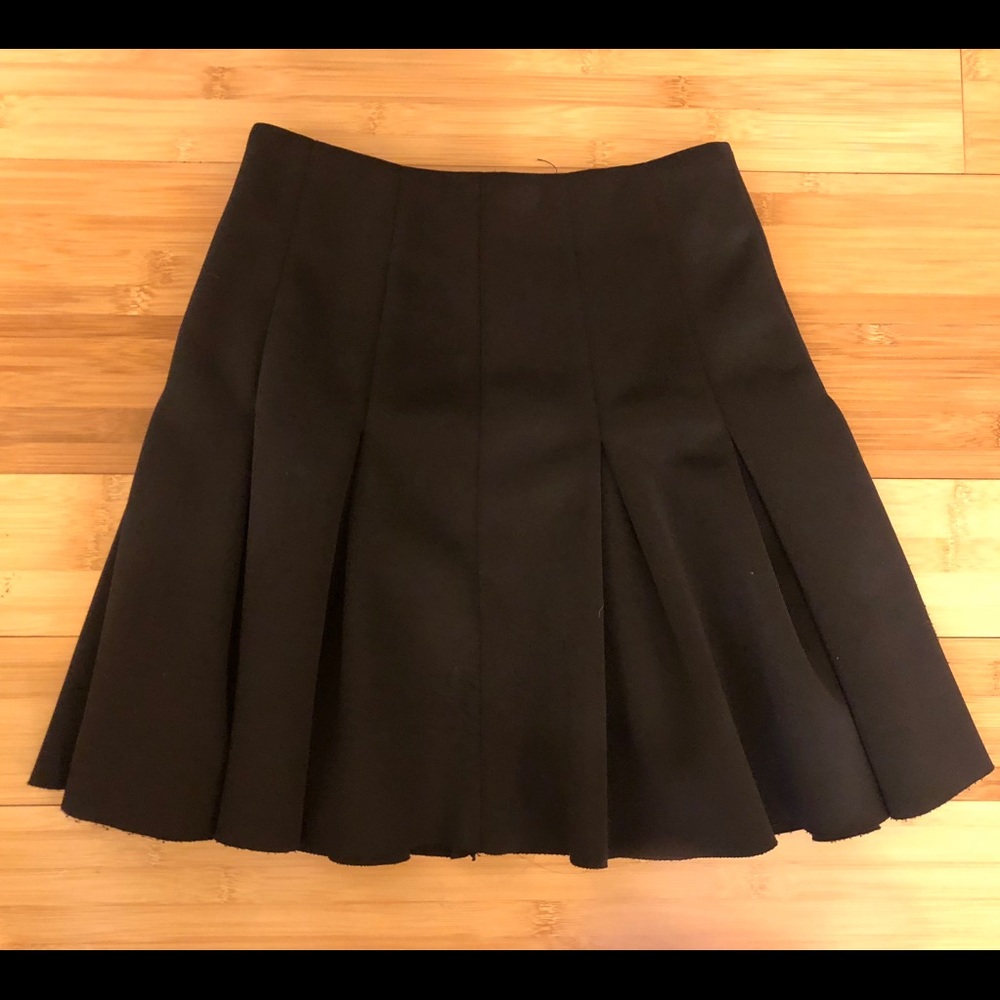 Parker - Black neoprene mini skirt